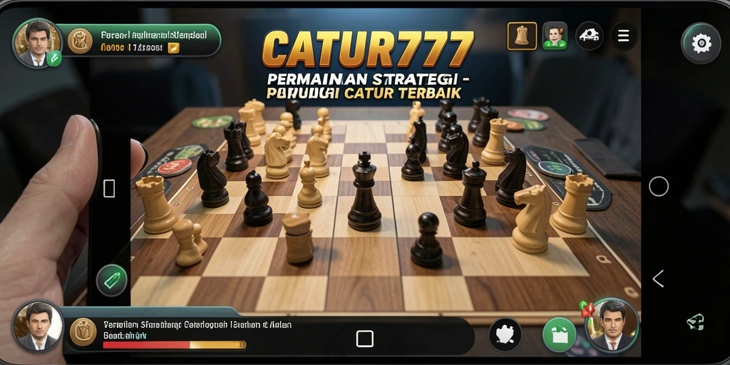 Tampilan gameplay catur yang menarik dan menantang di CATUR777.