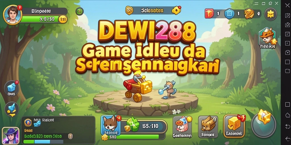 Screenshot utama DEWI288 menampilkan gameplay yang seru dan interaktif.