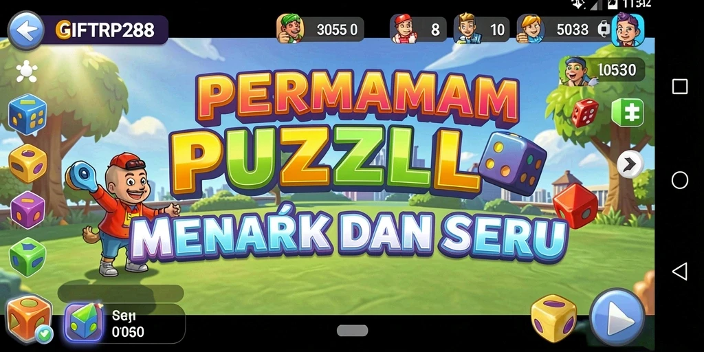 Tampilan gameplay GIFTRP288 dengan tantangan Puzzle yang menarik.