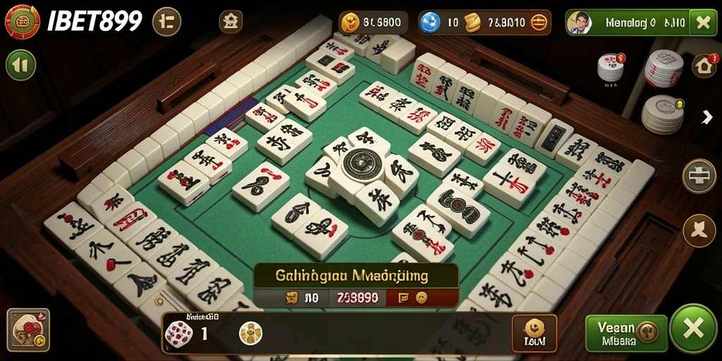 Gameplay seru di IBET899 dengan grafis Mahjong yang menarik.