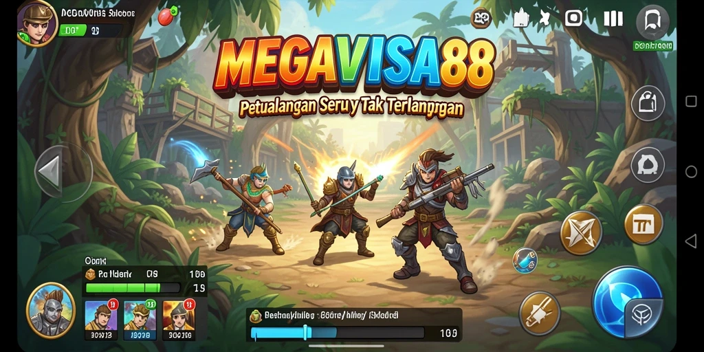 Gameplay MEGAVISA88 yang penuh aksi dan petualangan seru.