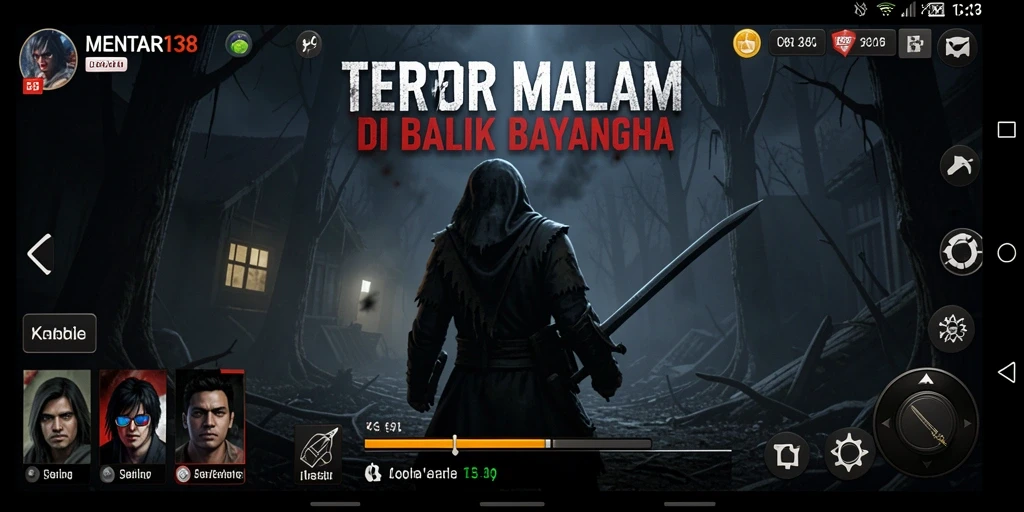 Tampilan menakutkan dalam gameplay MENTARI138 yang mendebarkan.