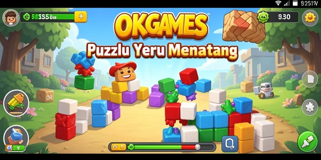 Tampilan gameplay seru dan menarik di OKGAMES.