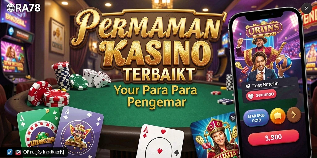 Tampilan gameplay menarik dari ORA78 dengan berbagai pilihan permainan Kasino.