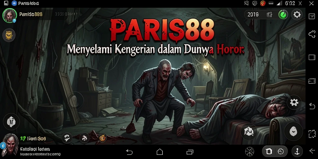 Screenshot PARIS88 menampilkan ketegangan dalam gameplay horor.