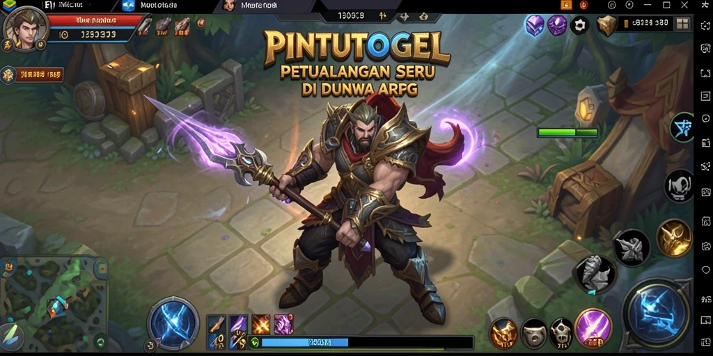 Tampilan gameplay seru di PINTUTOGEL, menggugah semangat petualang.