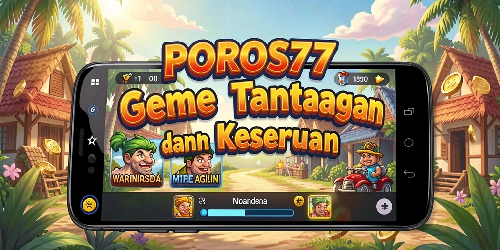 Tangkapan layar gameplay menarik dari POROS77 dengan aksi seru.