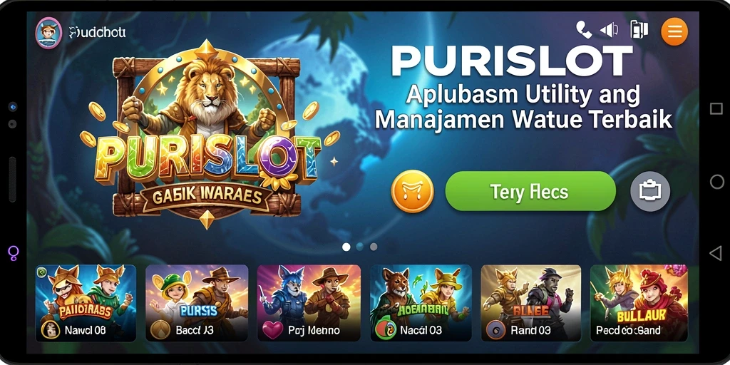 Tampilan antarmuka PURISLOT yang sederhana dan fungsional.