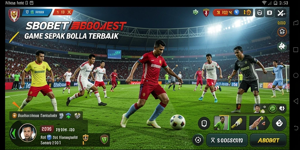 Screenshot utama SBOBET menampilkan gameplay seru dan interaksi pengguna di Football.