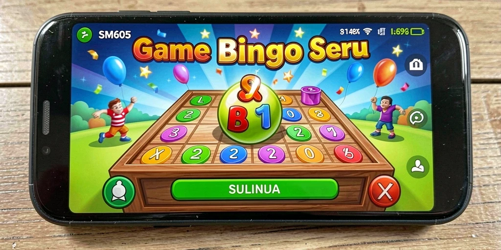 Tampilan gameplay SM605 yang seru dan menegangkan saat bermain Bingo.