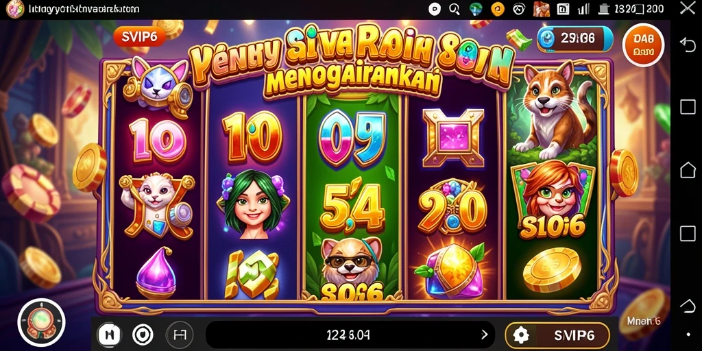 Tampilan gameplay Slot yang mendebarkan dari SVIP6.