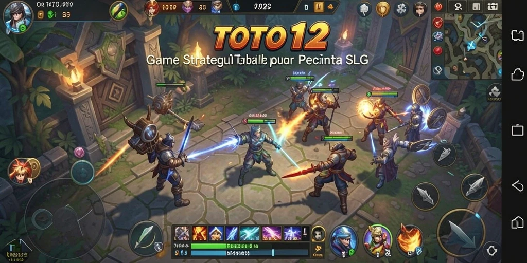 Tampilan gameplay epik dari TOTO12 yang penuh strategi.